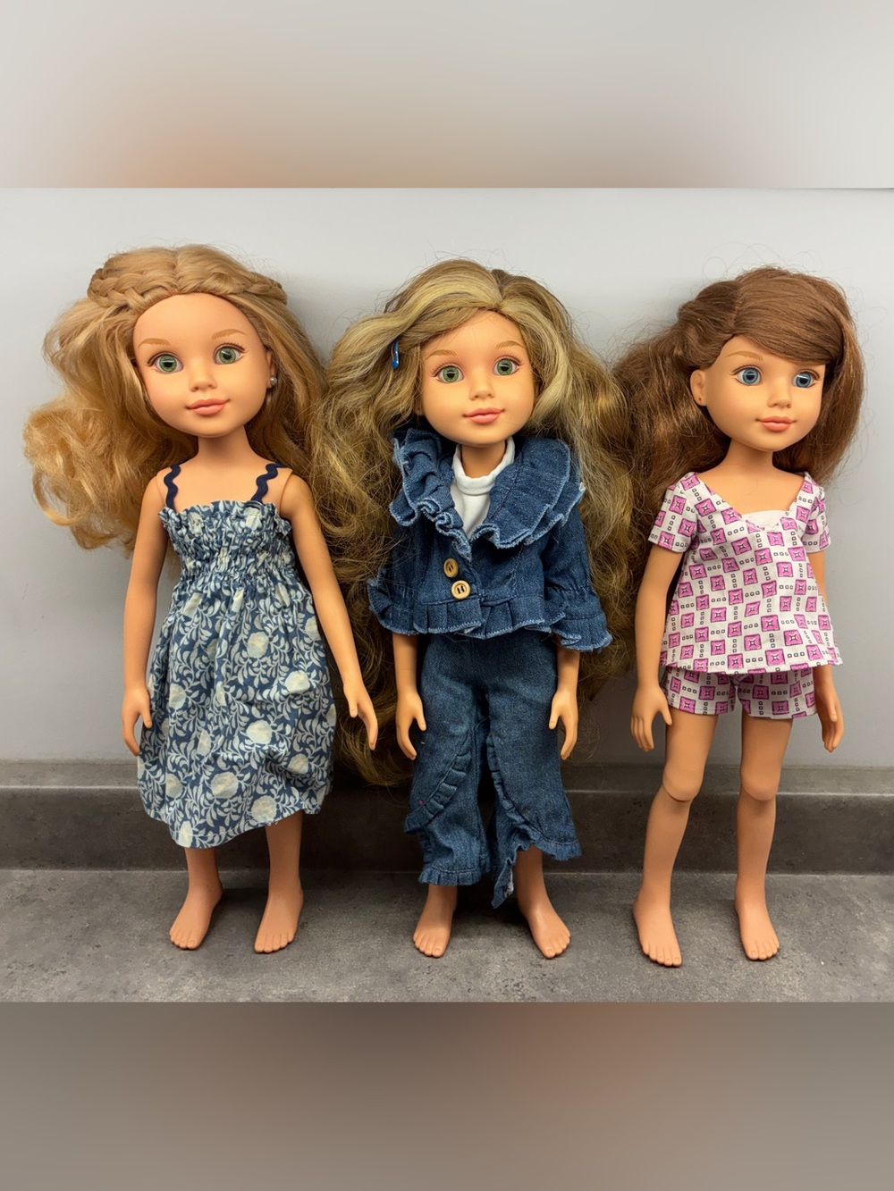 3 BFC Ink 18” dolls